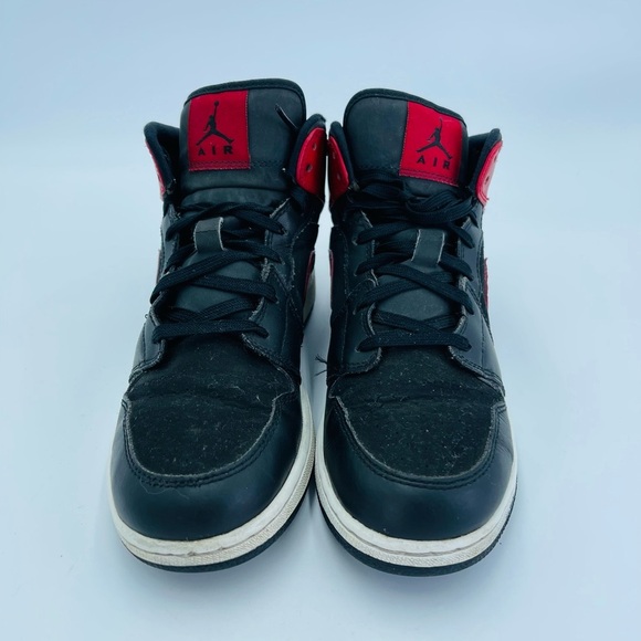 Nike Jordan 1 Retro Mid Gym Red Sneakers - Picture 5 of 12